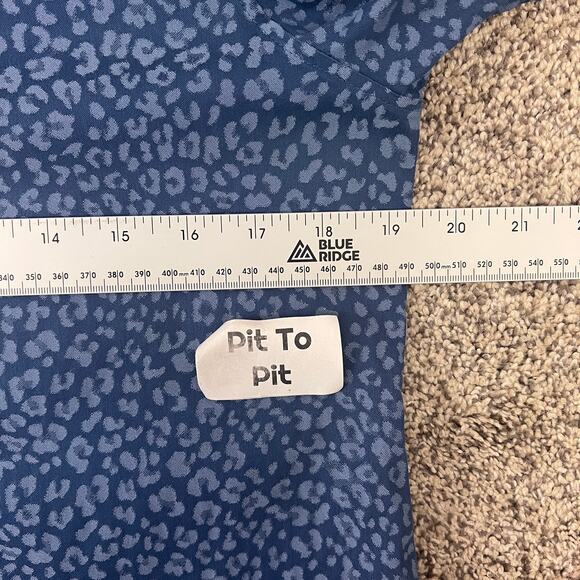 Chicos Womens S Minimalist Office Business Classic No Iron Leopard Button Shirt - Picture 8 of 10